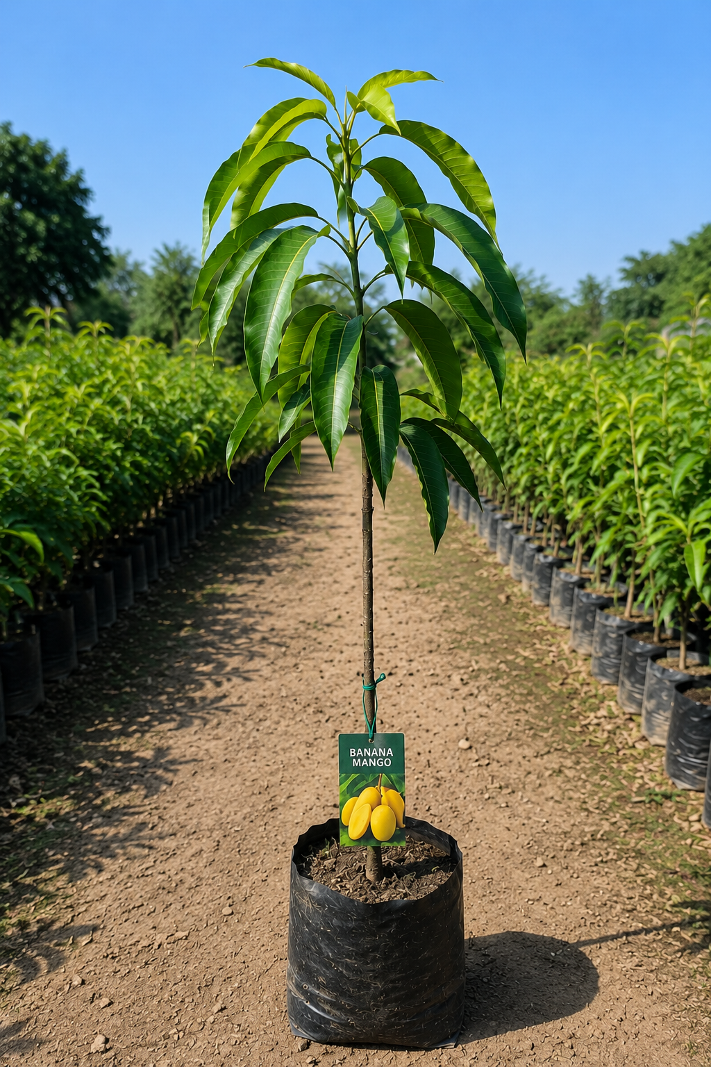 Banana Mango Plant (Grafted)| Buy Live Mango Plant Online in India| Khurpi - Image 2
