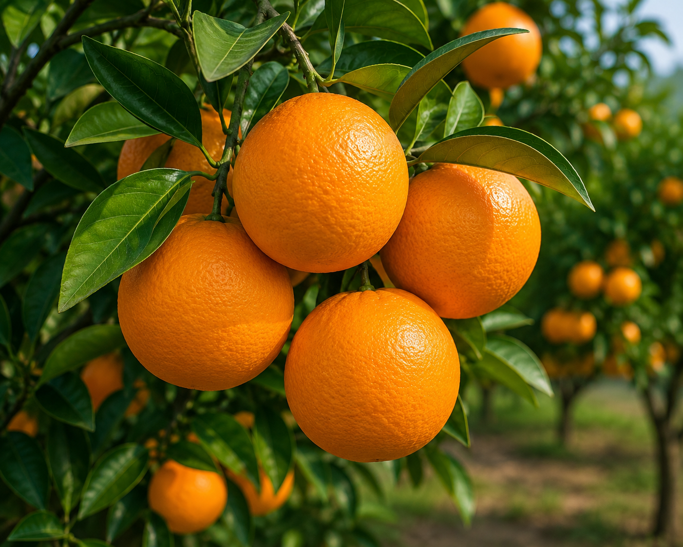 Nagpur Orange Plant (Grafted) | Buy Live Orange Plant Online in India | Khurpi