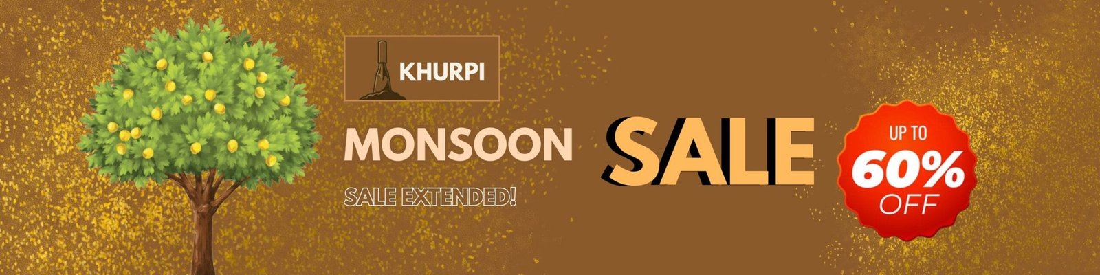 Khurpi Store Banner- Monsoon Sale